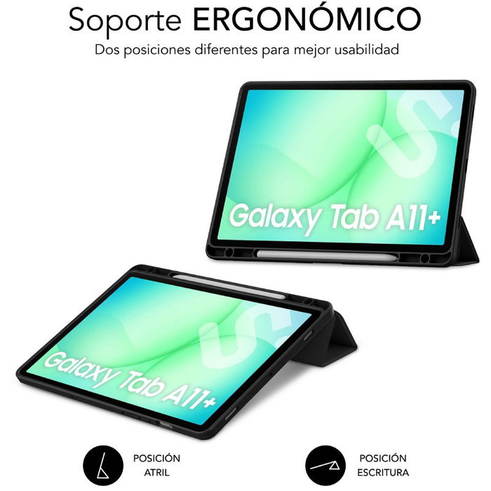 Subblim Clear Shock Case para Samsung Galaxy Tab A11+ 11 Pulgadas - Negro